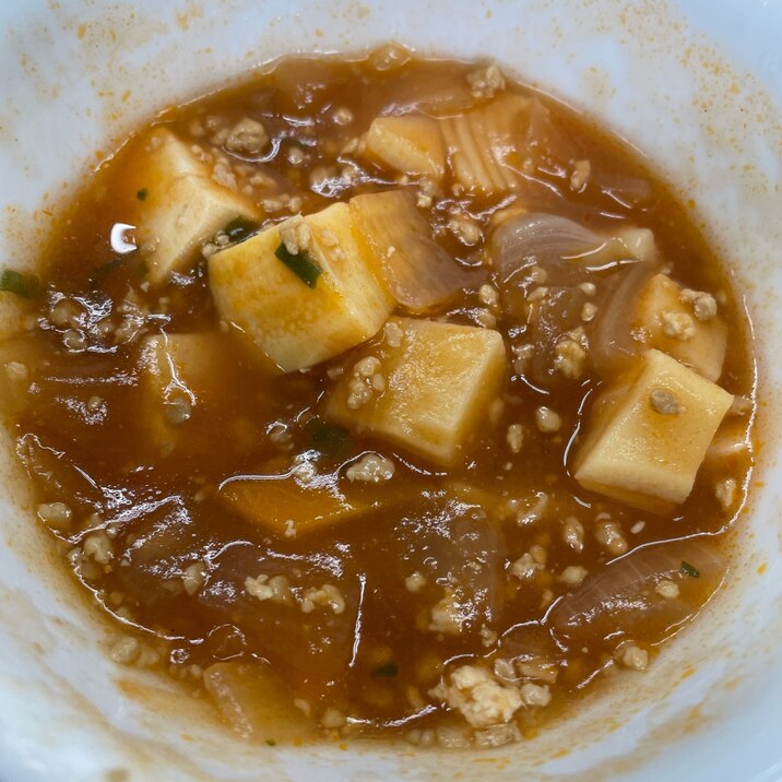 高野豆腐のそぼろ味噌煮
